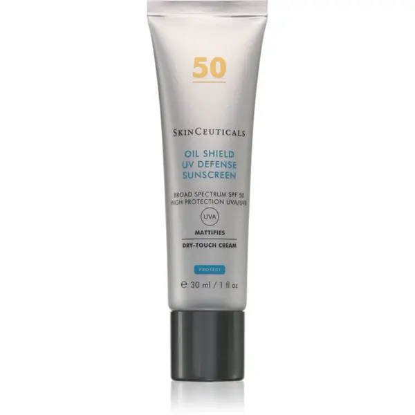 Skinceuticals Protect Oil Shield UV Defense Sunscreen SPF 50 zmatňujúci opaľovací krém na tvár pre mastnú pleť SPF 50 30 ml