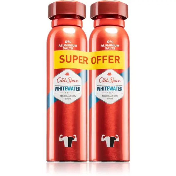 Old Spice Whitewater dezodorant v spreji pre mužov 2x150 ml