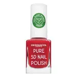 Dermacol Pure 3D Nail Polish lak na nehty 04 Poppy Red 11 ml