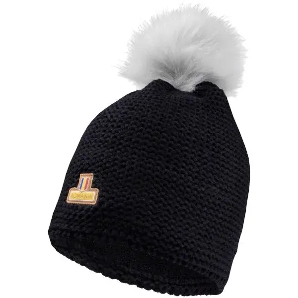 FLLÖS FANLINE HAT ROMANIA 6 Zimná čiapka, čierna, veľkosť