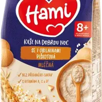 HAMI Kaše mléčná se 7 obilninami piškotová na dobrou noc 210 g