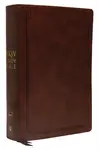 NKJV Study Bible, Leathersoft, Brown, Comfort Print - Thomas Nelson