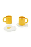 Sada šálok a podšálok Balvi 7,2 x 10,5 x 9,8 cm 2-pak