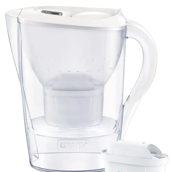 BRITA Marella Cool Memo, filtr MX PRO, Filtrační konvice, bílá bílá
