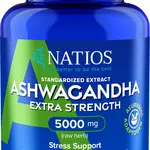 NATIOS Standardized Extract Ashwagandha Extra Strenght 5000 mg 90 kapslí