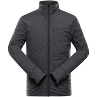 ALPINE PRO NOKED Pánská zateplená bunda, tmavě šedá, velikost 5XL