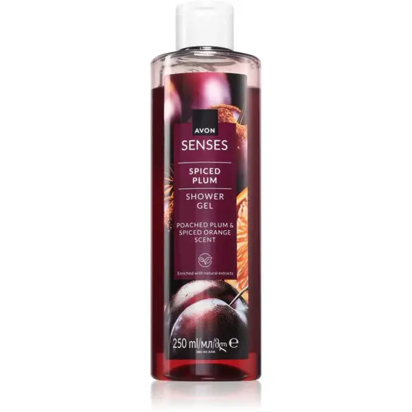 Avon Senses Spiced Plum sprchový gél 250 ml