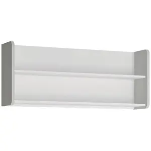 Polička Flexi Flxp02 Biela Alpin/Cool Grey