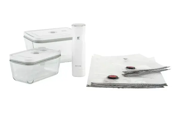 Zwilling Fresh&Save Vakuovací startovací sada s dózami ze skla 7 ks