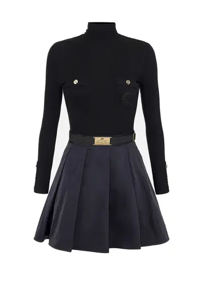 Elisabetta Franchi šaty s rolákom