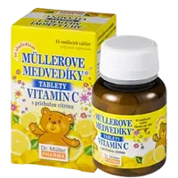 DR.MULLER Müllerove medvedíky® s príchuťou citróna a vitamínom C 45 tablet