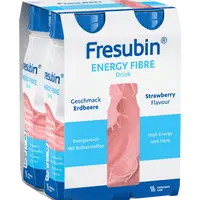 FRESUBIN Energy Fibre perorální roztok Jahoda 4 x 200 ml