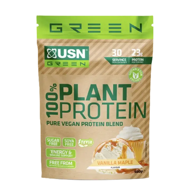 USN 100% Plant Protein vanilka 900 g