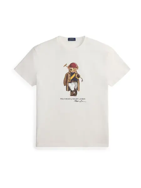 Polo Ralph Lauren Tričko  béžová / červená / čierna / biela