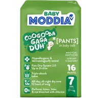 MODDIA BABY Plenkové kalhotky 7 XXL (17+ kg), 16 ks