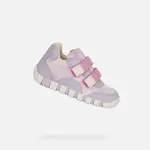 Fialové dievčenské topánky Geox Iupidoo