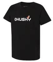 Husky Tee Birdie K 134, black Dětské bavlněné triko