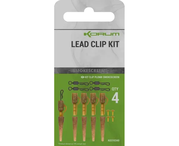 Korum montáž smokescreen lead clip kit
