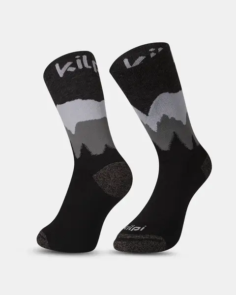 Unisex turistické ponožky kilpi nors-u černá 43