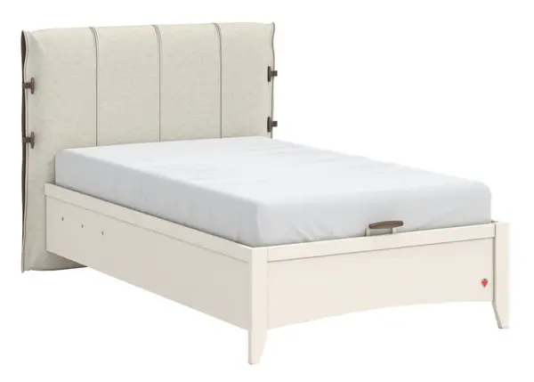 Studentská postel 120x200cm s úložným prostorem meryn - béžová