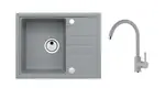 Alveus - Set dřezu Intermezzo 30 a baterie Kati, concrete SETA25844