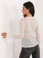 Biela čipkovaná blúzka