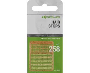 Korum zarážky smokescreen hair stops 258 ks