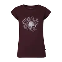 Dámské triko alpine pro nogera vínová l
