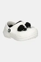Detské šľapky Crocs CLASSIC LINED IAM PANDA BEAR CLOG