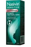 NASIVIN Sensitive Kojenci 0.1mg/ml kapky do nosu 5 ml