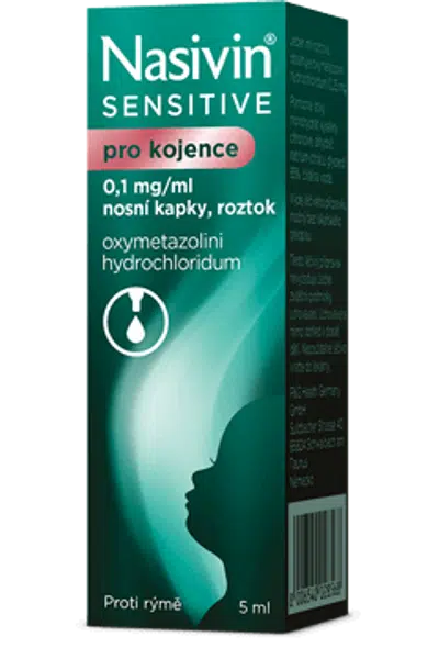 NASIVIN Sensitive Kojenci 0.1mg/ml kapky do nosu 5 ml
