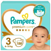PAMPERS Premium Care plenky vel. 3, 6-10 kg, 120 ks