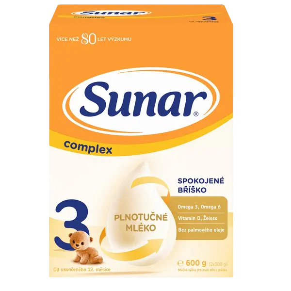 SUNAR Complex 3 batolecí mléko 600 g