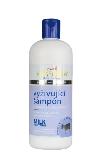 VIVAPHARM Vyživující šampon s extrakty z kozího mléka 400 ml