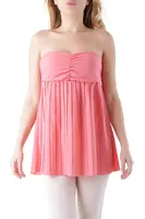 Růžový top bez rukávů Cristina Gavioli