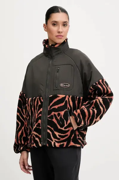 Mikina Rip Curl KEEPSAKES dámská, černá barva, vzorovaná, 09OWFL