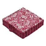 Sedací polštář na zem BIBURY červená sada 4 ks