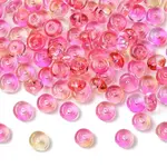 10G Electroplate Transparent Colours Rainbow Glass Seed Beads