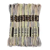10 Skeins 6-Ply Polyester Embroidery Floss