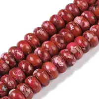 Dyed Synthetic Imperial Jasper Beads Strands