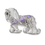 Horse Alloy Crystal Rhinestone Brooch