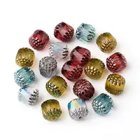 Electroplated Czech Glass Beads