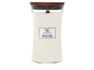 WOODWICK Váza velká WHITE TEA & JASMINE 609 g