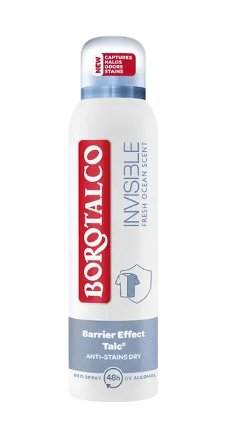 BOROTALCO Invisible Fresh, Antiperspirant deodorant sprej Unisex 150 ml