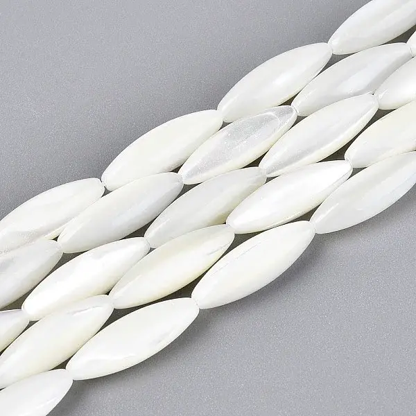 Natural Trochid Shell/Trochus Shell Beads Strands