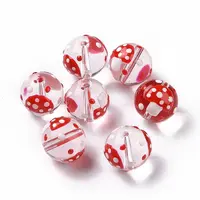 Glass with Enamel Beads