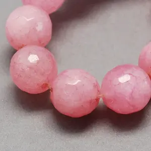 Natural White Jade Bead Strands
