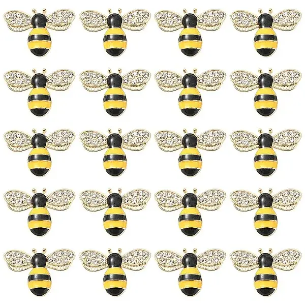 20Pcs Alloy Enamel Cabochons