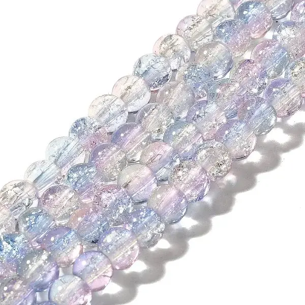Crackle Glass Beads Strands