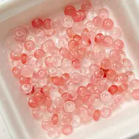 Cherry Quartz Glass Beads